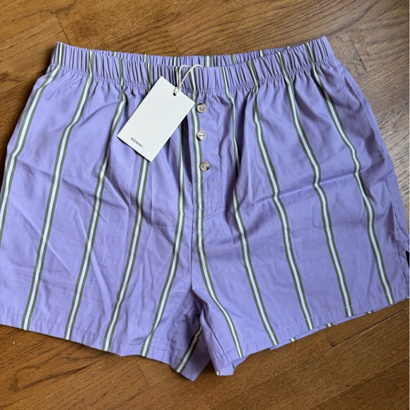DONNI. Pants - DONNI boxer short taro stripe XS